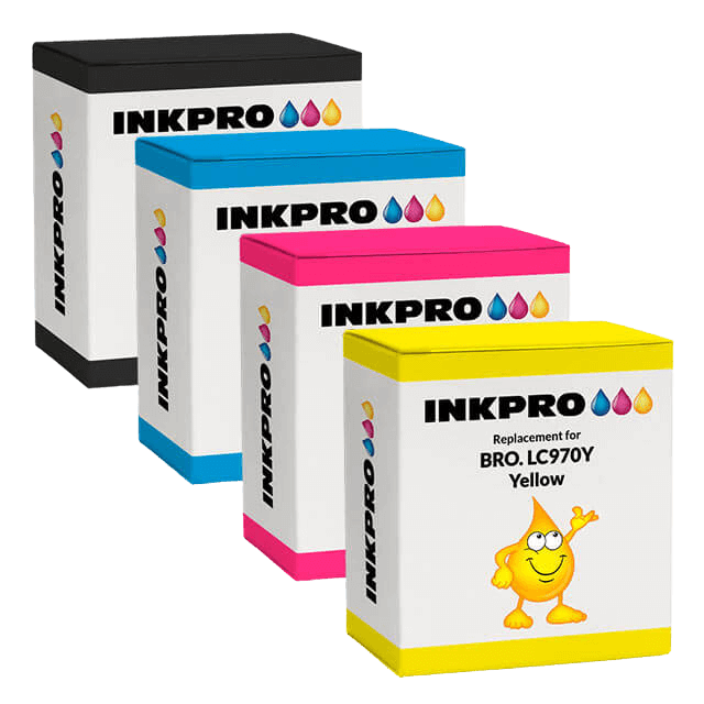 Brother LC970 4 stk. rabattpaket bläckpatron 61 ml. - kompatibel