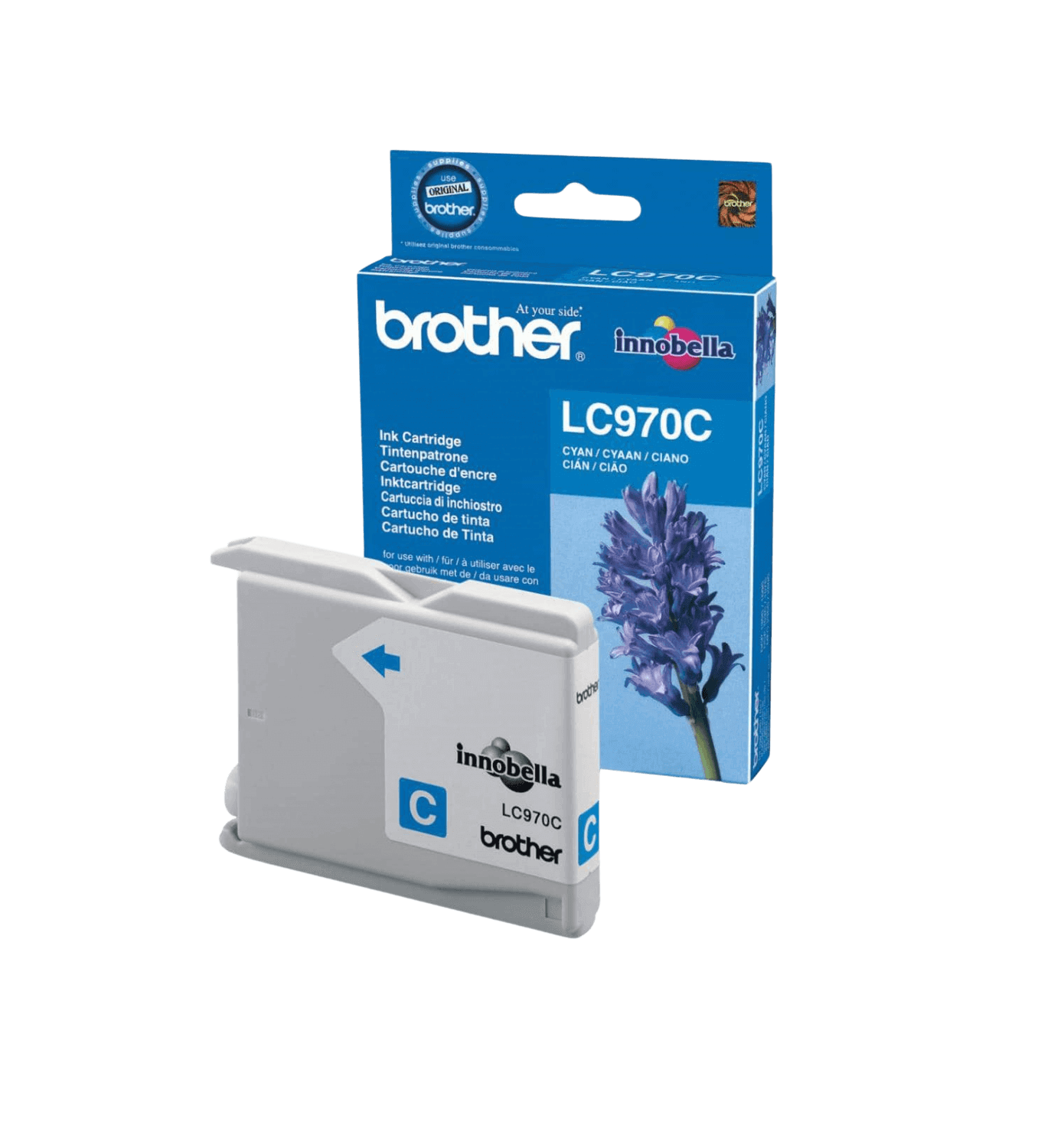 Brother LC970C cyan original bläckpatron 300 sider (LC-970C)