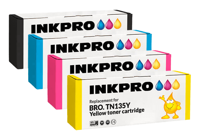 Brother TN135 XL 4 stk. rabattpaket toner 17000 sider - kompatibel