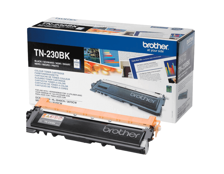 Brother TN230BK svart original toner 2200 sider (TN-230BK)