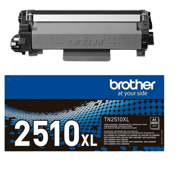 Brother TN2510XL svart original toner 3000 sider