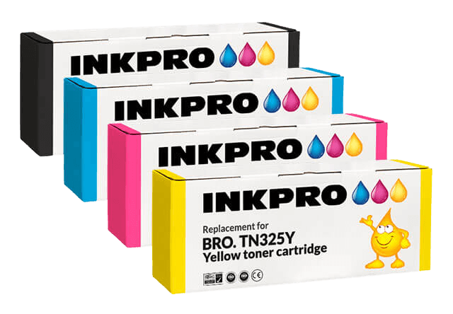 Brother TN325 XL 4 stk. rabattpaket toner 14500 sider - kompatibel