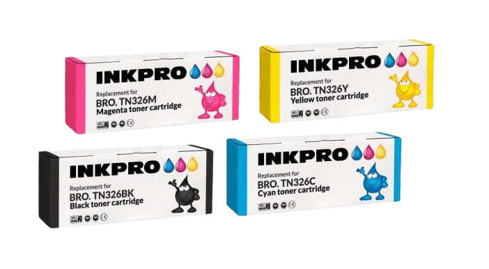 Brother TN326 XL 4 stk. rabattpaket toner 14500 sider - kompatibel