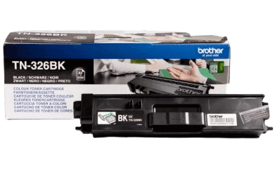 Brother TN326BK XL svart original toner 4000 sider (TN-326BK)