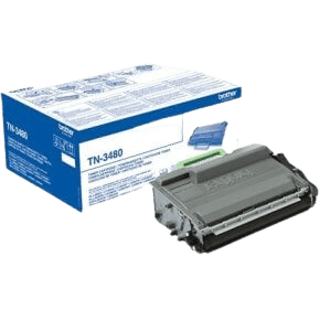 Brother TN3480 XL svart original toner 8000 sider (TN-3480)