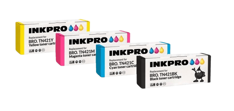 Brother TN421 4 stk. rabattpaket toner 8400 sider - kompatibel