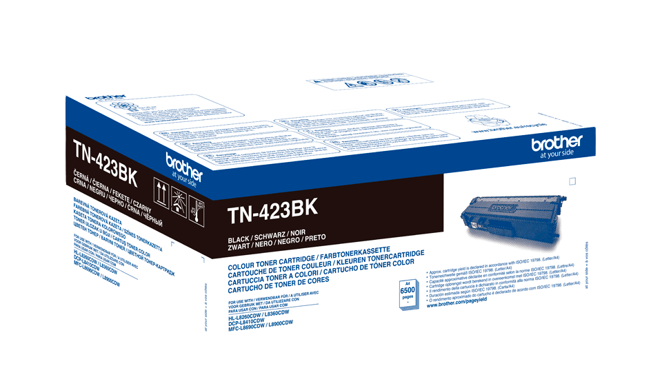 Brother TN423BK XL svart original toner 6500 sider (TN-423BK)