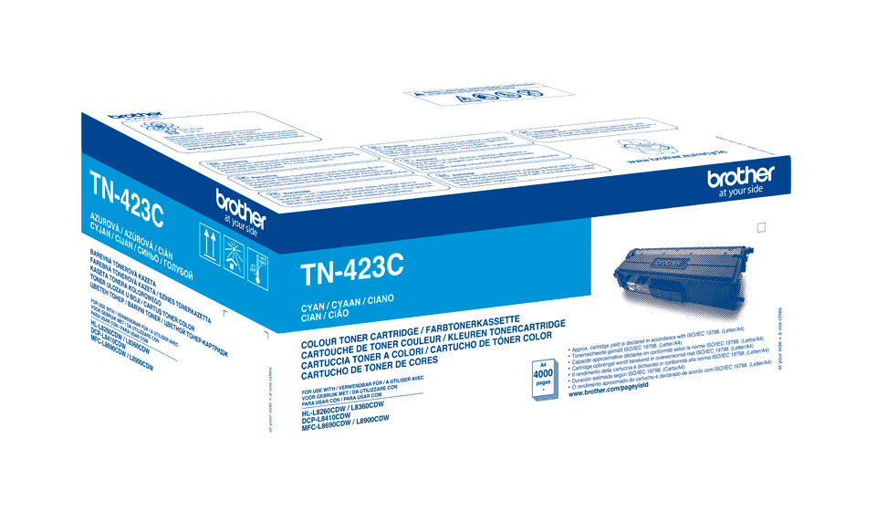 Brother TN423C XL cyan original toner 4000 sider (TN-423C)