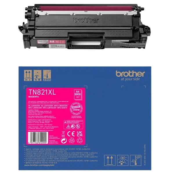 Brother TN821XLM magenta original toner 9000 sider