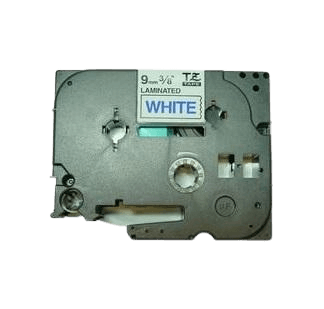 Brother TZe223 9 mm x 8 m Blå text / Vit tejp kompatibel tejp (TZ223)