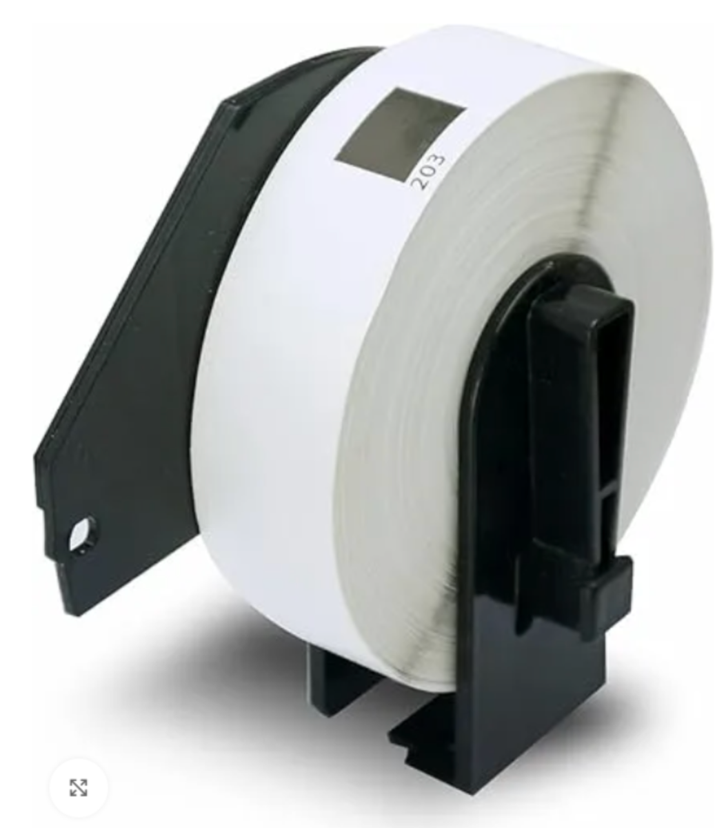 Brother DK11203 17 x 87 mm, 300 stk. Vit kompatibel adresseetiket (Termisk)