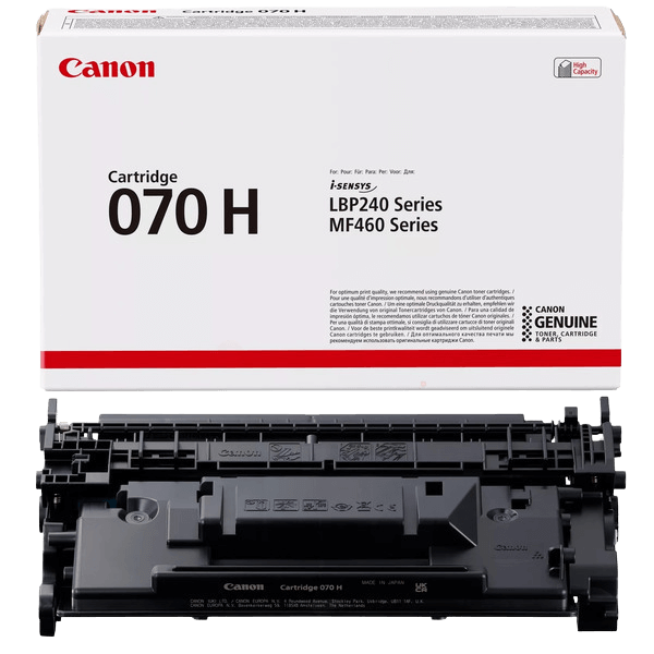 Canon 070H XL svart original toner 10200 sider (5640C002)