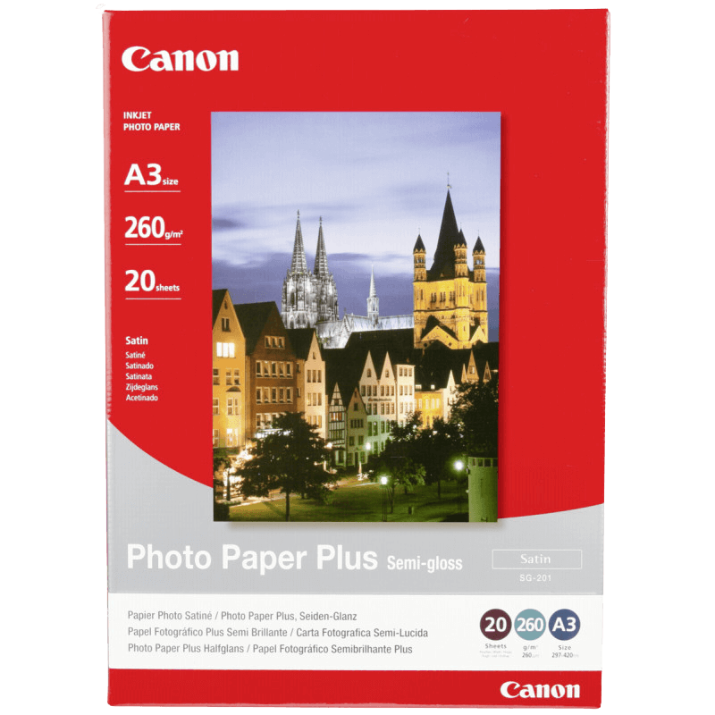 Canon papir papper papper foto A3 20 sider