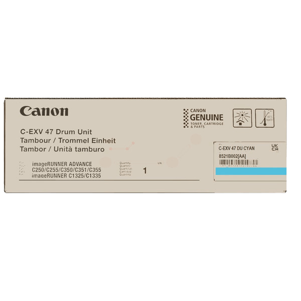 Canon C-EXV47C cyan tillbehör - original trumma 33000 sider (8521B002)