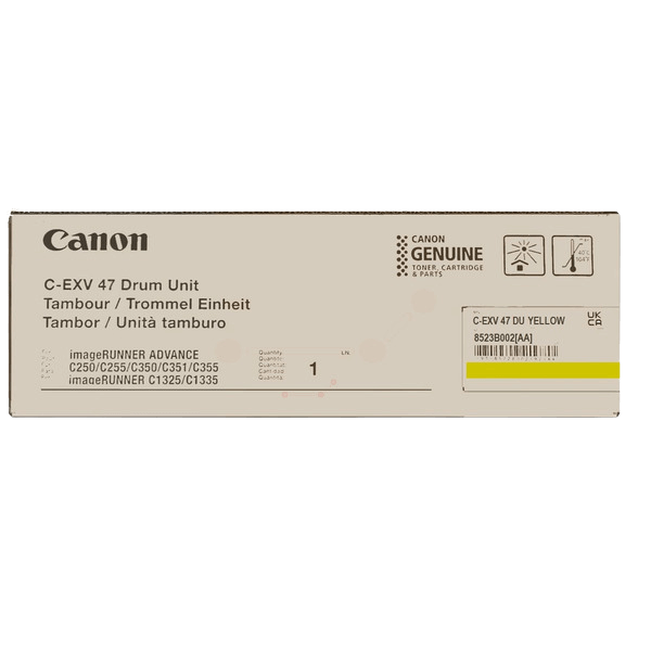 Canon C-EXV47Y gul tillbehör - original trumma 33000 sider (8523B002)