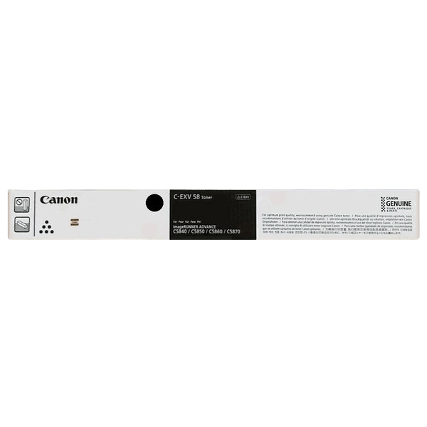 Canon C-EXV58 BK XL svart original toner 71000 sider (3763C002)