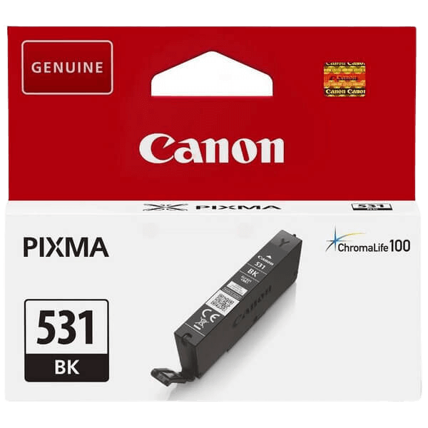 Canon CLI-531BK svart original bläckpatron 8,2 ml. (6118C001)