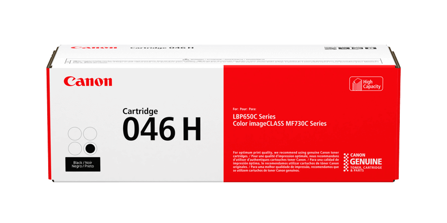 Canon CRG 046H XL svart original toner 6300 sider (1254C002)