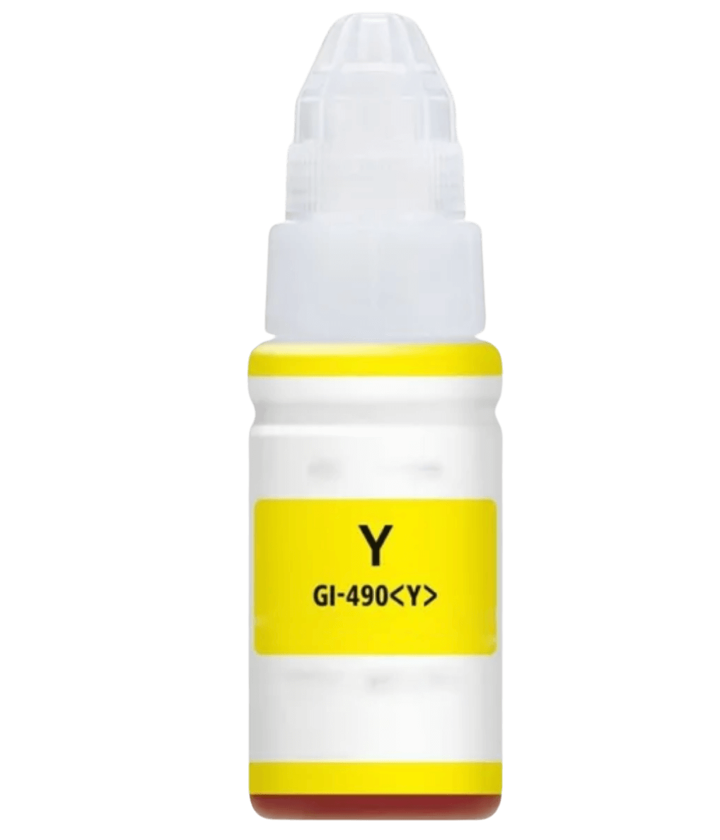 Canon GI-490Y gul kompatibel bläck refill 100 ml. (0666C001)
