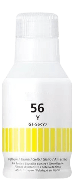 Canon GI-56Y gul kompatibel bläck refill 135 ml. (4432C001)