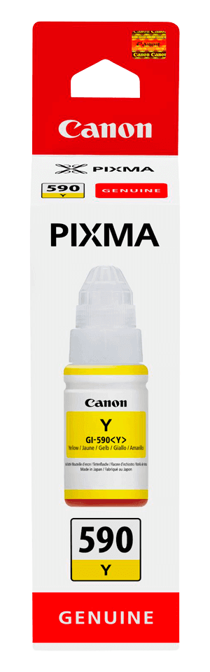 Canon GI-590Y gul original bläck refill 70 ml. (1606C001)