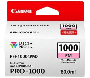 Canon PFI-1000PM foto magenta original bläckpatron 80 ml. (0551C001)