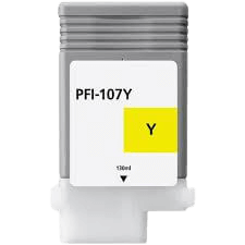 Canon PFI-107Y gul kompatibel bläckpatron 130 ml. (6708B001)