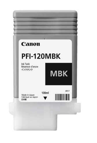 Canon PFI-120MBK matt svart original bläckpatron 130 ml. (2884C001)