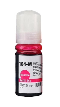 Epson 104 magenta kompatibel bläck refill 70 ml. (C13T00P340)