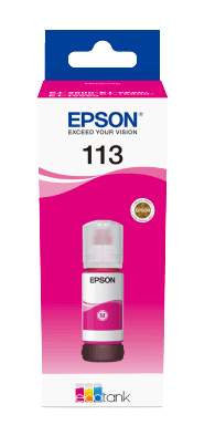 Epson 113 magenta original bläck refill 70 ml. (C13T06B340)