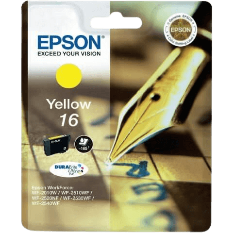 Epson 16 gul original bläckpatron 3,1 ml. (C13T16244012)