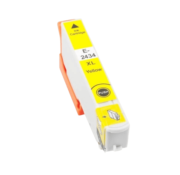 Epson 24 XL gul kompatibel bläckpatron 11 ml. (C13T24344010)