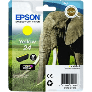 Epson 24 gul original bläckpatron 4,6 ml. (C13T24244012)