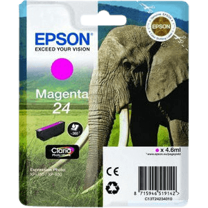 Epson 24 magenta original bläckpatron 4,6 ml. (C13T24234012)