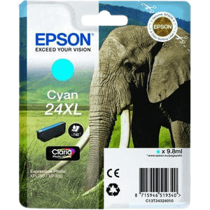 Epson 24XL cyan original bläckpatron 10 ml. (C13T24324012)
