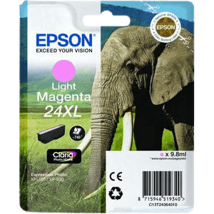 Epson 24XL ljus magenta original bläckpatron 10 ml. (C13T24364012)