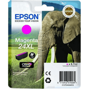 Epson 24XL magenta original bläckpatron 10 ml. (C13T24334012)