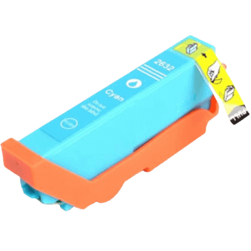 Epson 26 XL cyan kompatibel bläckpatron 15 ml. (C13T26324010)