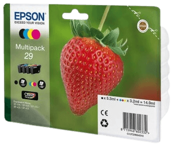 Epson 29 CMYK original multipack 14,9 ml. (C13T29864012)