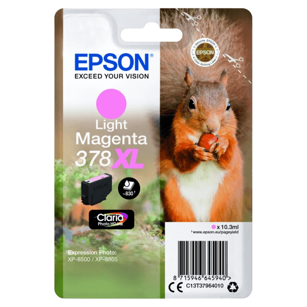 Epson 378 XL ljus magenta original bläckpatron 830 sider