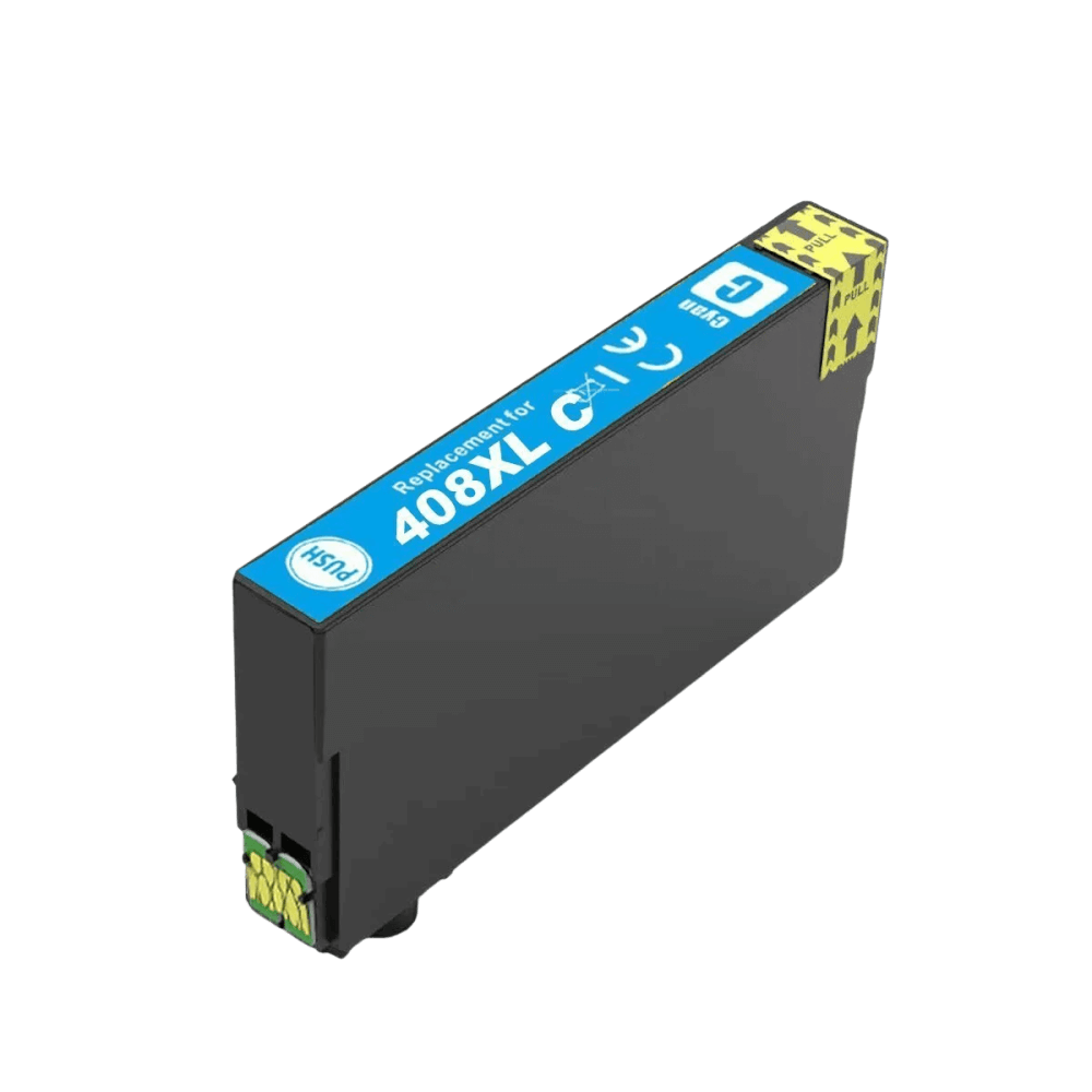 Epson 408 XL cyan kompatibel bläckpatron 1700 sider (C13T09K24010)