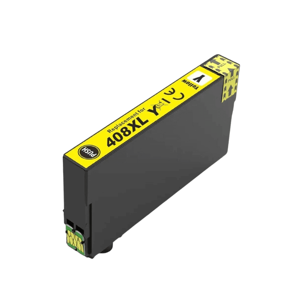 Epson 408 XL gul kompatibel bläckpatron 1700 sider (C13T09K44010)