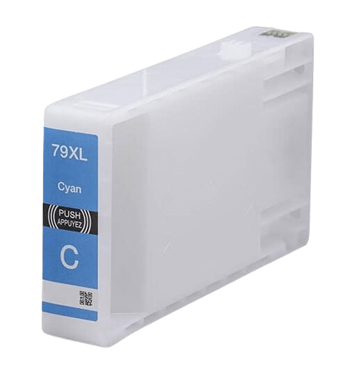 Epson 79 XL cyan kompatibel bläckpatron 32 ml. (C13T79024010)