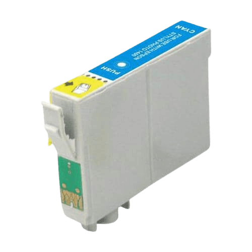 Epson T0612 cyan kompatibel bläckpatron 13 ml. (C13T06124010)