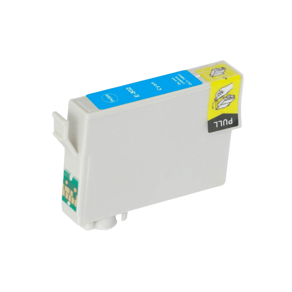Epson T0802 cyan kompatibel bläckpatron 13 ml. (C13T08024011)