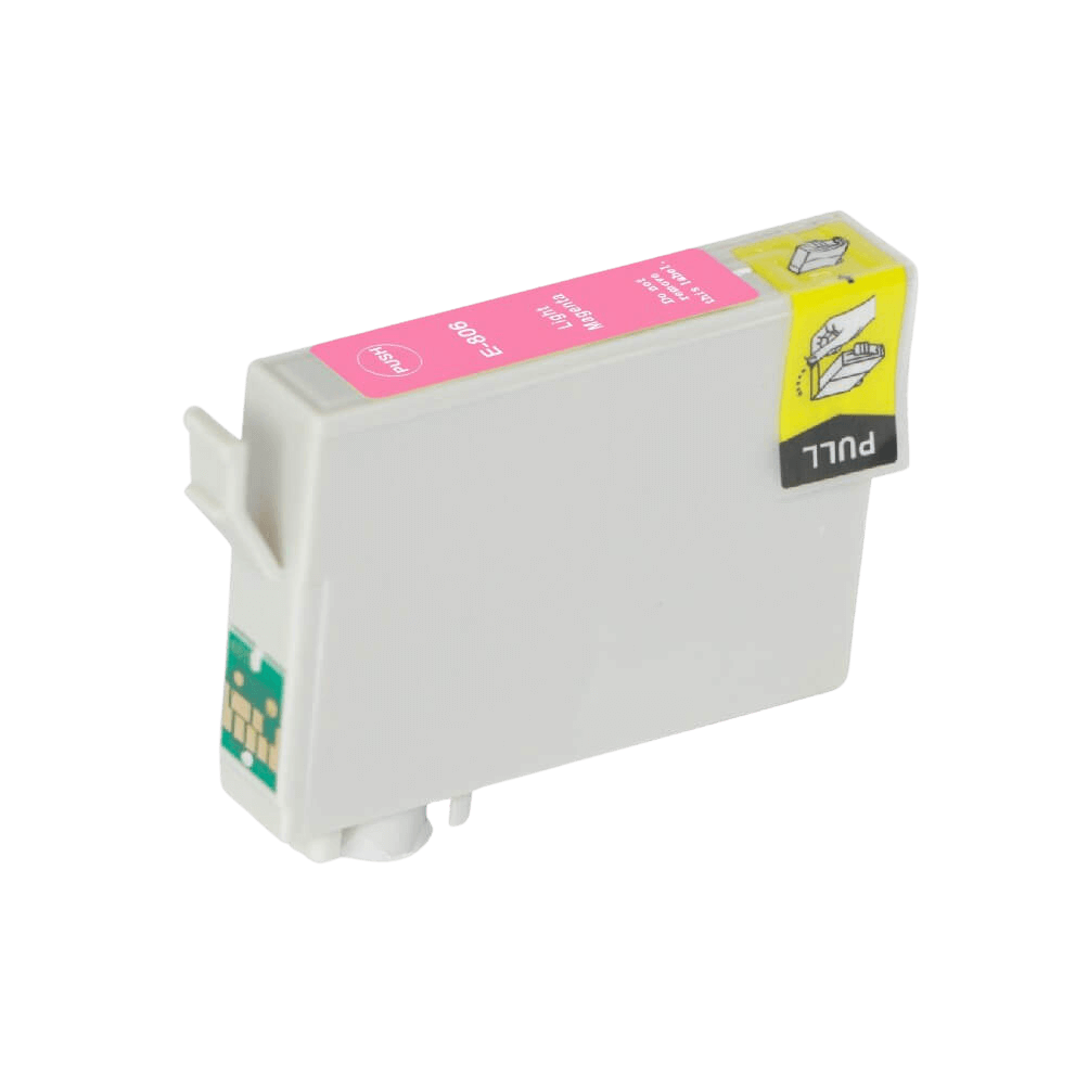 Epson T0806 ljus magenta kompatibel bläckpatron 13 ml. (C13T08064011)
