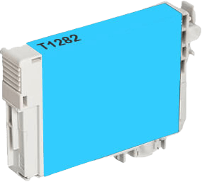 Epson T1282 cyan kompatibel bläckpatron 11 ml. (C13T12824011)