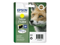 Epson T1284 gul original bläckpatron 3,5 ml. (C13T12844012)