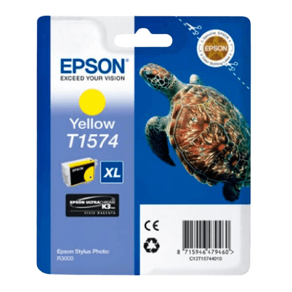 Epson T1574 gul original bläckpatron 25,9 ml. (C13T15744010)