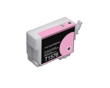 Epson T1576 ljus magenta kompatibel bläckpatron 26 ml. (C13T15764010)